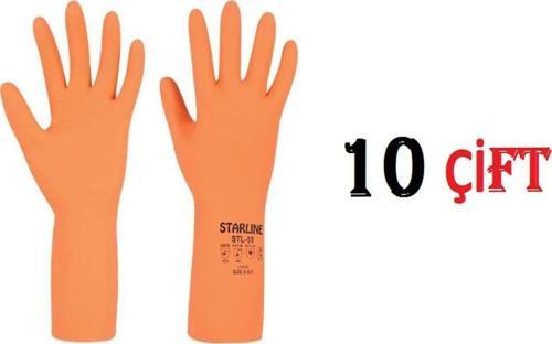 Kimyasal Nitril Eldiven Starline Stl-55 (10-10,5 Numara) X 10 Adet