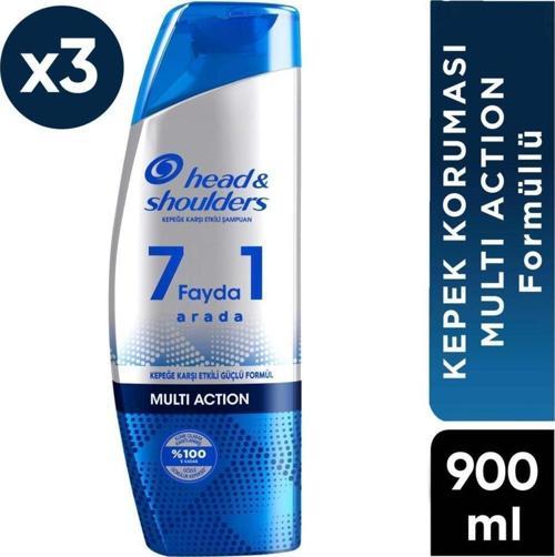 Head & Shoulders 7 Fayda 1 Arada Şampuan Multi Action 300 Ml x 3 Adet