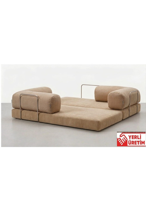 Comfort 200X100 Sünger Kanepe Yikanabilir Kadife Kumaşli