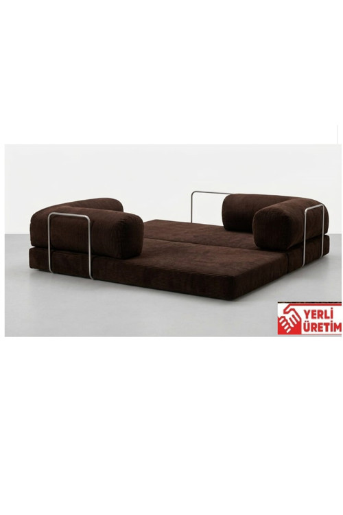 Comfort 200X100 Sünger Kanepe Yikanabilir Kadife Kumaşli