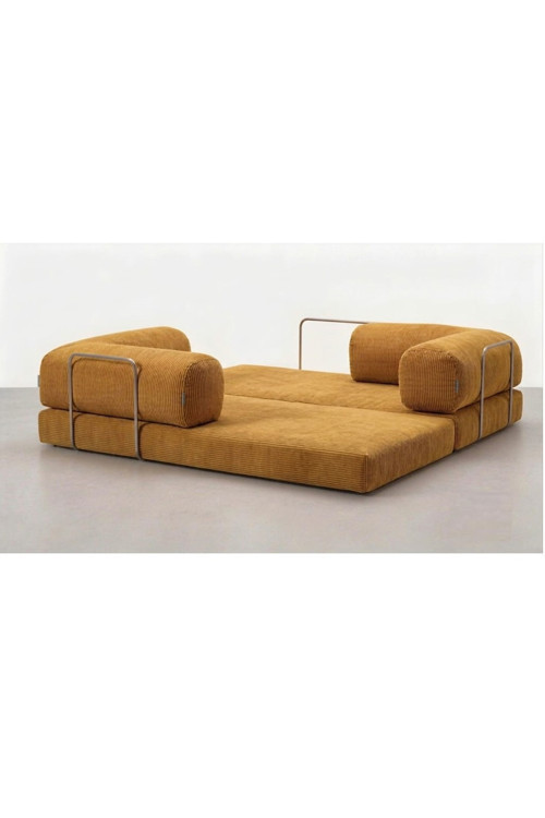 Comfort 200X100 Sünger Kanepe Yikanabilir Kadife Kumaşli