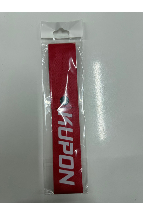 Kupon Tampon İpi Kırmızı Renk Kalın Kumaş Tampon Dili