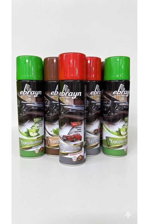 Premium Oto Araç 2Li Torpido Deri Plastik Için Parlatıcılı Sprey Oto Kokusu