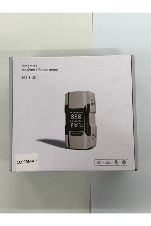 Dijital akü takviye ve kompresör led ışık taşınabilir Şarj cihazı 16000 mAH Yüksek GÜÇ Lastik şişirme