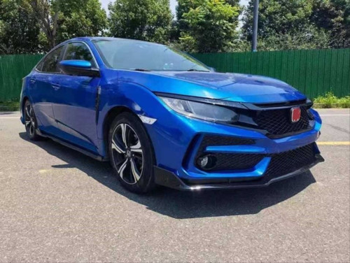 Honda civic fc5 için uygun wild ön tampon ve panjur seti 2016+
