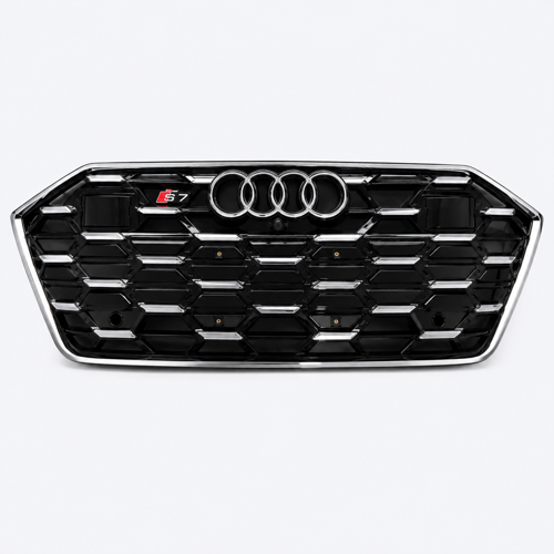 Audi a7 s7 ön panjur ızgara krom siyah 2025+
