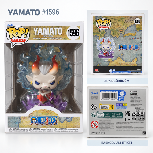 Funko Pop Deluxe One Piece Yamato #1596 Kutulu Figür