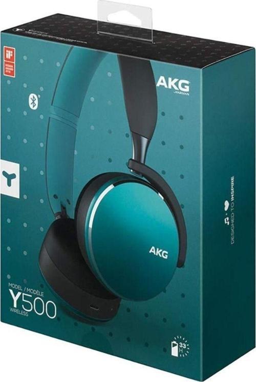 Y500 Kablosuz Bluetooth Kulaküstü Kulaklık-Mavi Renk