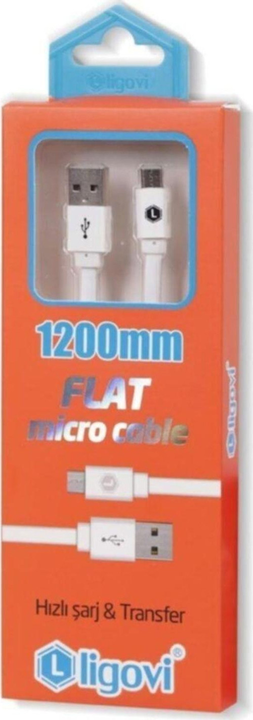 Flat Mıcro Cable 120 Cm
