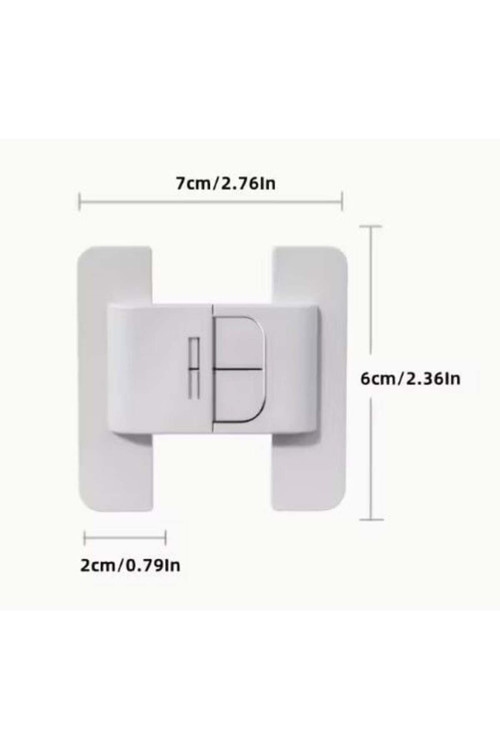 Mullurg Urg01 4 Adet Buzdolabı, Çekmece Ve Dolap Kapağı Çocuk Kilidi (Muul)