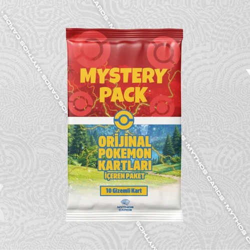 Mystery Pack Ve Lisanslı Pokemon Kart - 10 Gizemli Kart İçeren Gizemli Paket