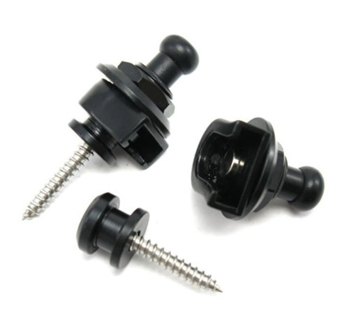 LMGD1 Gitar Askı Kilidi Strap lock (1 Çift Siyah)