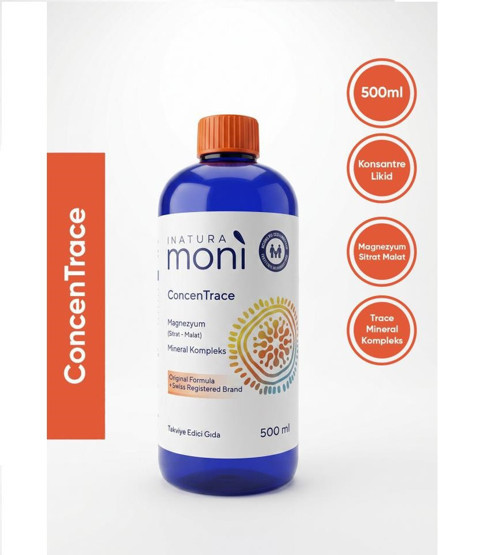 Inatura Moni ConcenTrace Magnezyum Mineral Kompleks 500 Ml