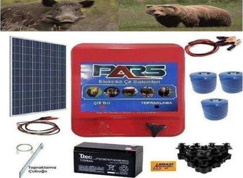 Elektrikli Çit Ayı-Domuz Kovucu Eco Set 1500 (Demir Direk İzolatörlü)