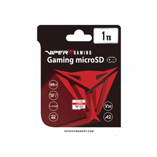 Viper Gaming Series 1TB microSDXC V30 A2 U3 UHS-I Class 10 Hafıza Kartı PV1TBGM32MCX