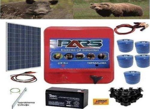 Elektrikli Çit Ayı-Domuz Kovucu Eco Set 2500 (Demir Direk İzolatörlü)