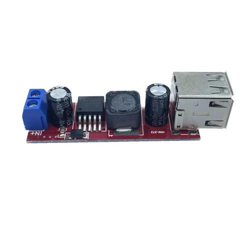 LM2596 Dual 5V-3A Çift USB Çıkışlı Voltaj Düşürücü Regülatör