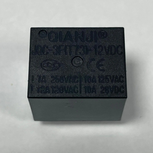 Qianji 12V Minyon Spot Röle 10A 5 Pin JQC-3F-(T73)
