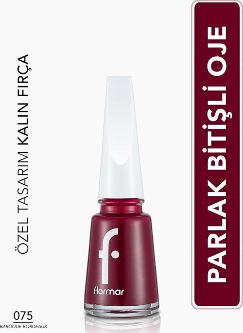 Parlak Oje (BORDO) - Nail Enamel - 075 Baroque Bordeaux - 8682536035736