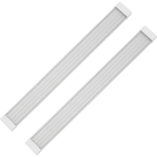 60W 120 cm Kristal Beyaz LED Bant Armatür 6500K (2li Paket)