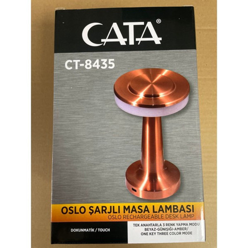Oslo Şarjlı Dim Edilebilir Dekoratif Masa Lambası CT-8435