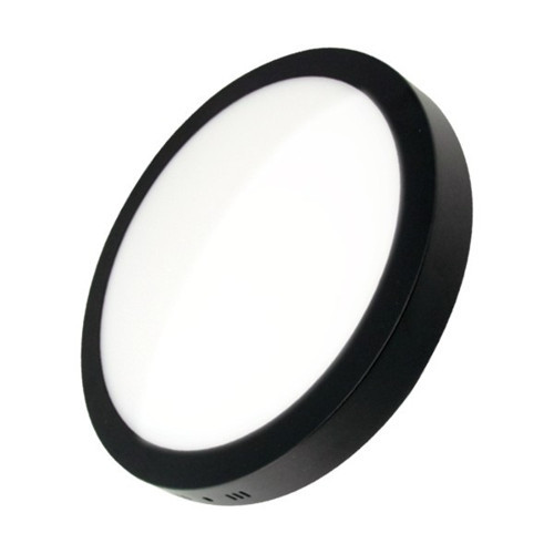 Bry 18W 6500K S.üstü Yuvarlak Siyah Kasa LED Panel