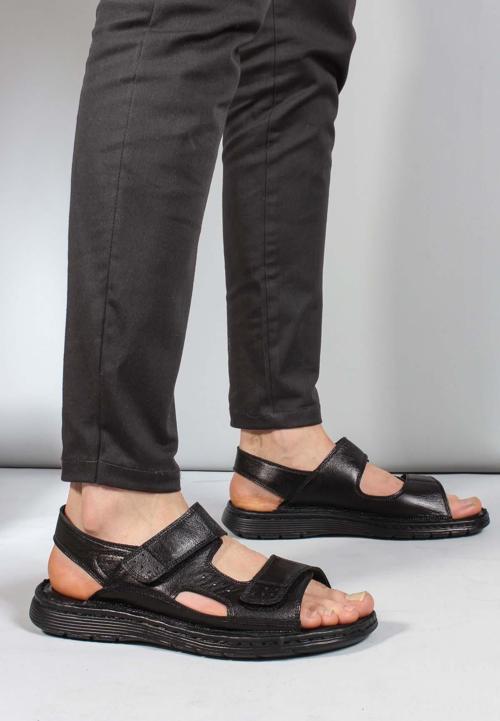 Hakiki Deri Erkek Klasik Sandalet 018MAG-208-71