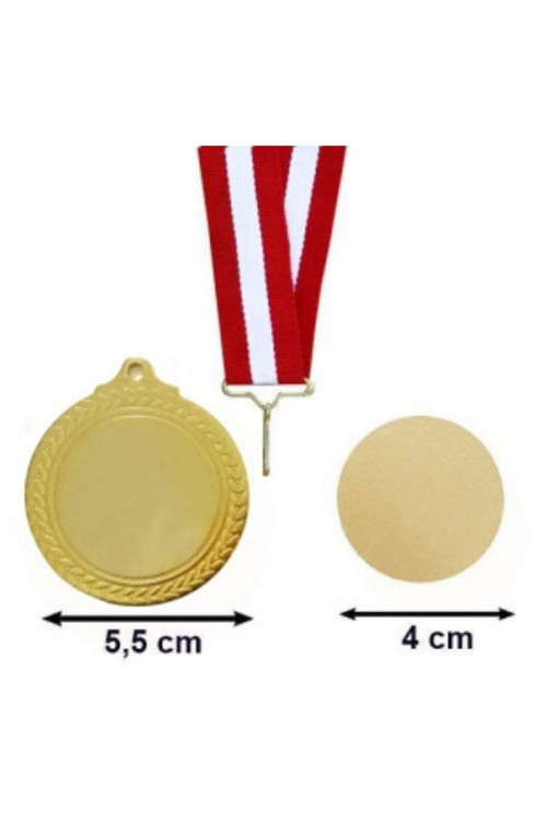 Kişiye Özel İsim Ve Yazı Baskılı Başarı Madalyası - Okul, Okuma Bayramı, Spor Ve Turnuva Ödül Madalyası (5.5 Cm)