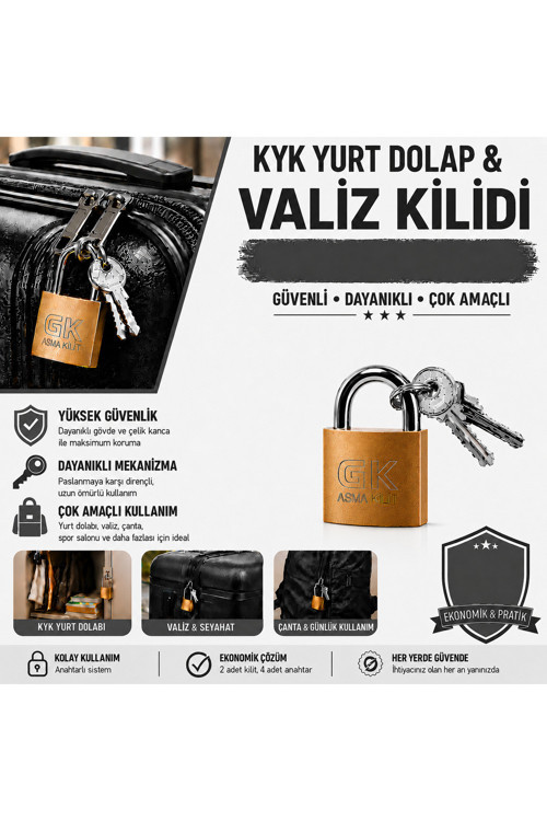 Küçük Asma Kilit 25 mm