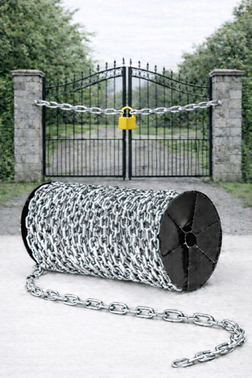 3 mm Galvaniz Zincir 3 Metre | Paslanmaz Sanayi Zinciri | Bahçe, Atölye ve Genel Kullanım
