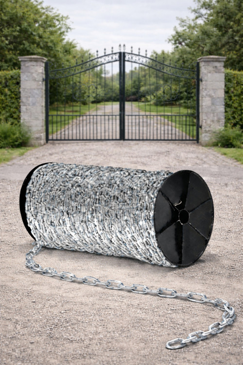 10 mm Galvaniz Zincir 1 Metre Paslanmaz Çelik Sanayi Zinciri Bahçe Atölye Genel Kullanım