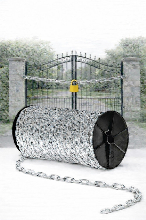 4 mm kalınlık Galvaniz Zincir 1 Metre | Paslanmaz Sanayi Zinciri | Bahçe, Atölye ve Genel Kullanım