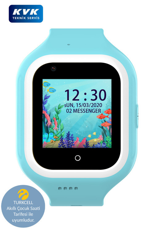 Wwatch Jr. Funny Android 4g Görüntülü Konuşma Gps Akıllı Çocuk Takip Saati (Kvk Garantili)