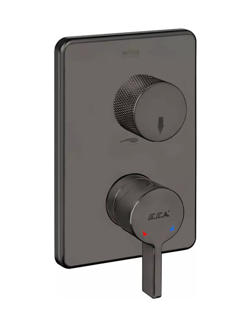 . Lıfe Ankastre Banyo/dus Bataryası Sıva Üstü Grubu - 2 Yollu - Mat Antrasit - 102167222c5-kde Diğer