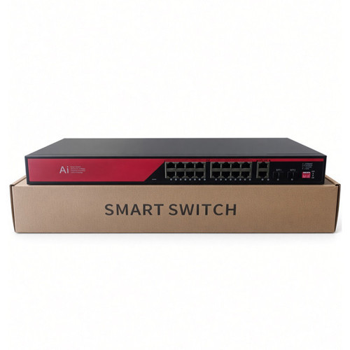 EZ-16PSX-SFP 16 PORT 16FE+2GE+2SFP GİGABİT YÖNETİLEMEZ POE SWİTCH 120W