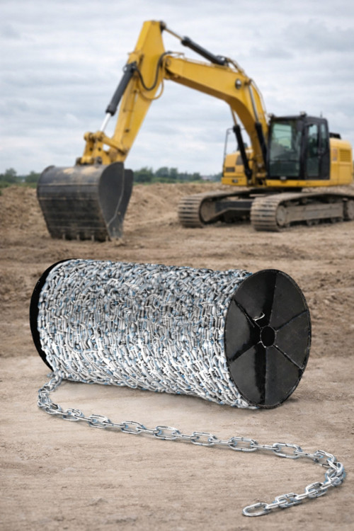 3 mm Galvaniz Zincir 15 Metre | Paslanmaz Sanayi Zinciri | Bahçe, Atölye ve Genel Kullanım