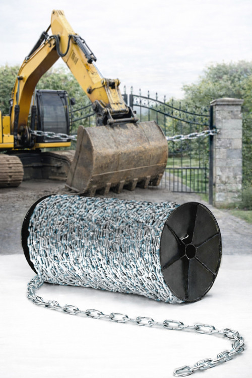 2.5 mm Galvaniz Zincir 7 Metre | Paslanmaz Sanayi Zinciri | Bahçe, Atölye ve Genel Kullanım