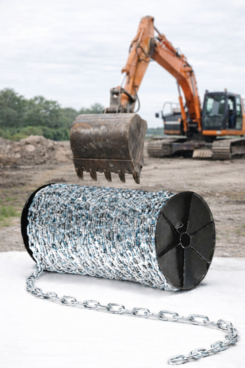 3 mm Galvaniz Zincir 4 Metre | Paslanmaz Sanayi Zinciri | Bahçe, Atölye ve Genel Kullanım