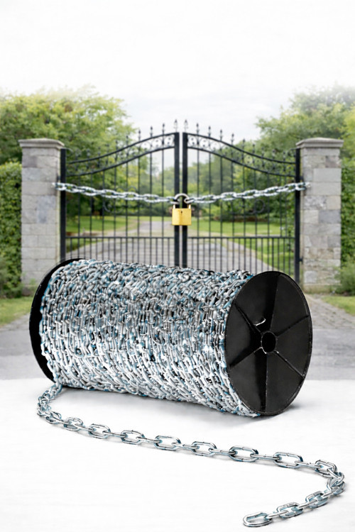 3 mm Galvaniz Zincir 1 Metre | Paslanmaz Sanayi Zinciri | Bahçe, Atölye ve Genel Kullanım