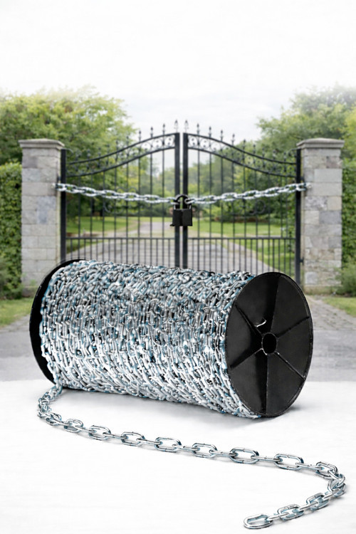 2.5 mm Galvaniz Zincir 2 Metre | Paslanmaz Sanayi Zinciri | Bahçe, Atölye ve Genel Kullanım