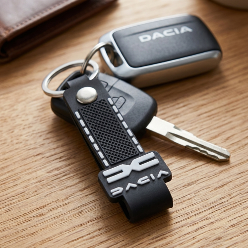 Dacia Grubu ile Uyumlu Premium Kauçuk Oto Anahtarlık – Araç Anahtarı İçin Şık ve Dayanıklı Anahtarlık