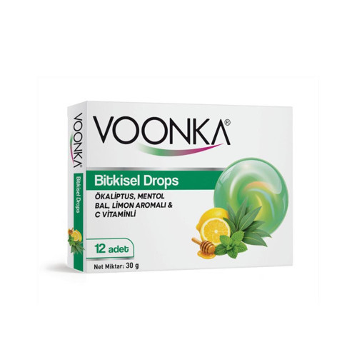 Pastil Okaliptüs Mentol Bal Bitkisel Drops 12li