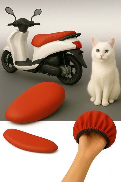 Spacy Activa Vespa Küçük Model Scooter Universal Motosiklet kırmızı Su Geçirmez