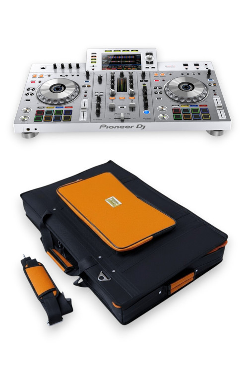 Xdj Rx2 Setup Için Uyumlu Çanta Soft Case Kılıf. Siyah Turuncu.