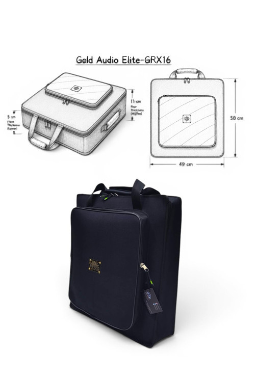Elite-GRX16 Mikser İçin Uyumlu Profesyonel Soft Case Taşıma Çantası Siyah