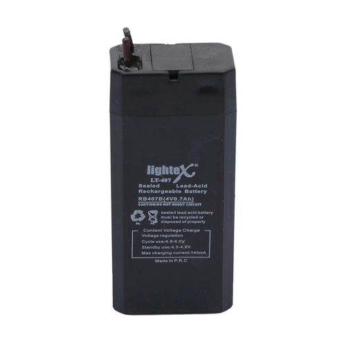 Lightex Lt-407 4v 0.7ah Işıldak Fener Aküsü