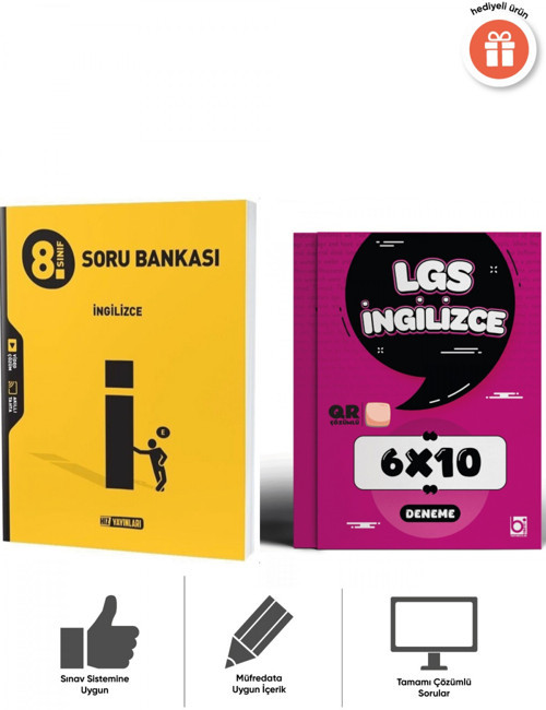 Hız 2027 LGS İngilizce Soru Bankası + Bigelio 6×10 QR Çözümlü Deneme Bigelio Yayıncılık