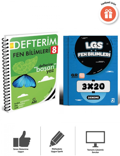 Arı 2027 8. Sınıf Fen Bilimleri Akıllı Defter ve Deneme Seti Bigelio ve Arı Yayınları