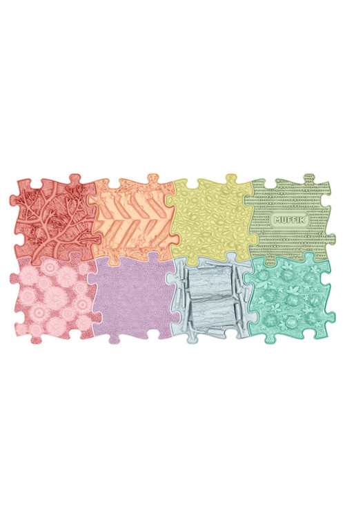 Rainbow Pastel Set · 55x105 cm 8’li Büyük Ortopedik Duyu Matı | Duyusal ve Motor Gelişim · Çocuk - Yetişkin, Aktivite, Refleksoloji, Masaj