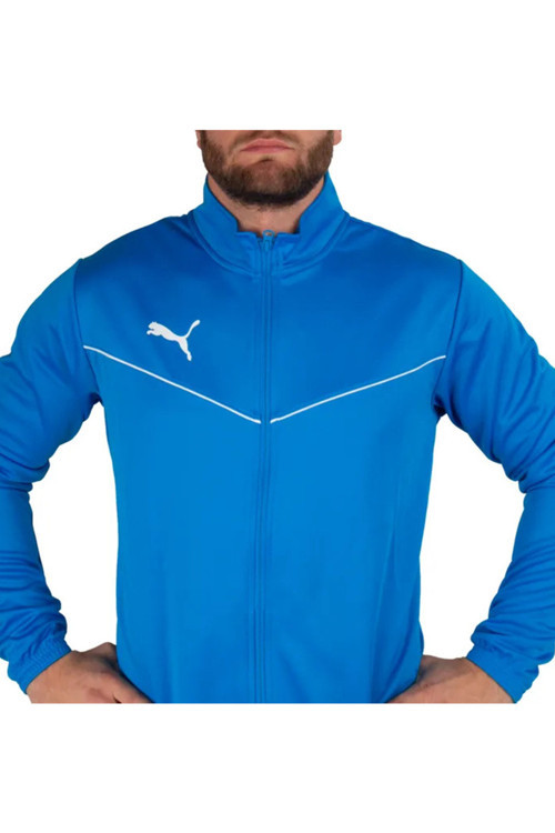 Teamrise Training Poly Erkek Günlük ve Fermuarlı Spor Ceketi Mavi